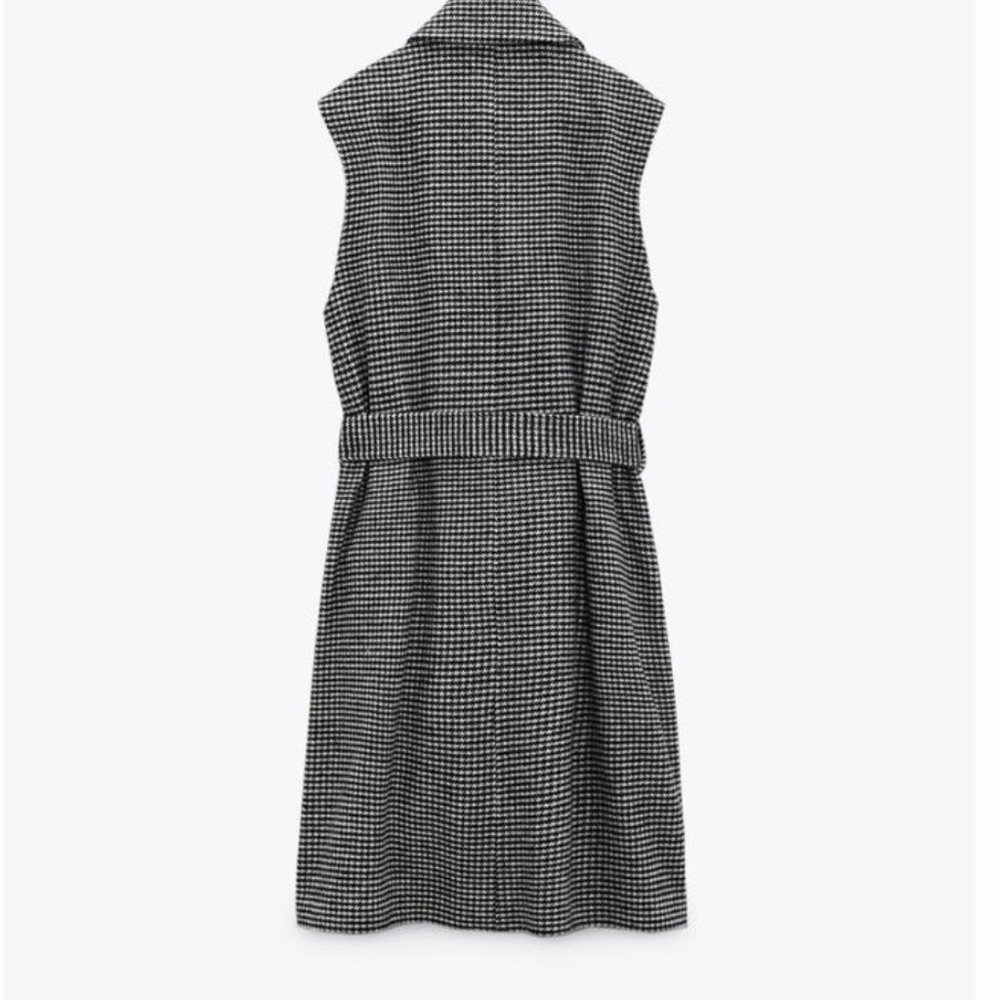 ZARA Waistcoat(White+Black, US S,  M ) - Picture 6 of 8